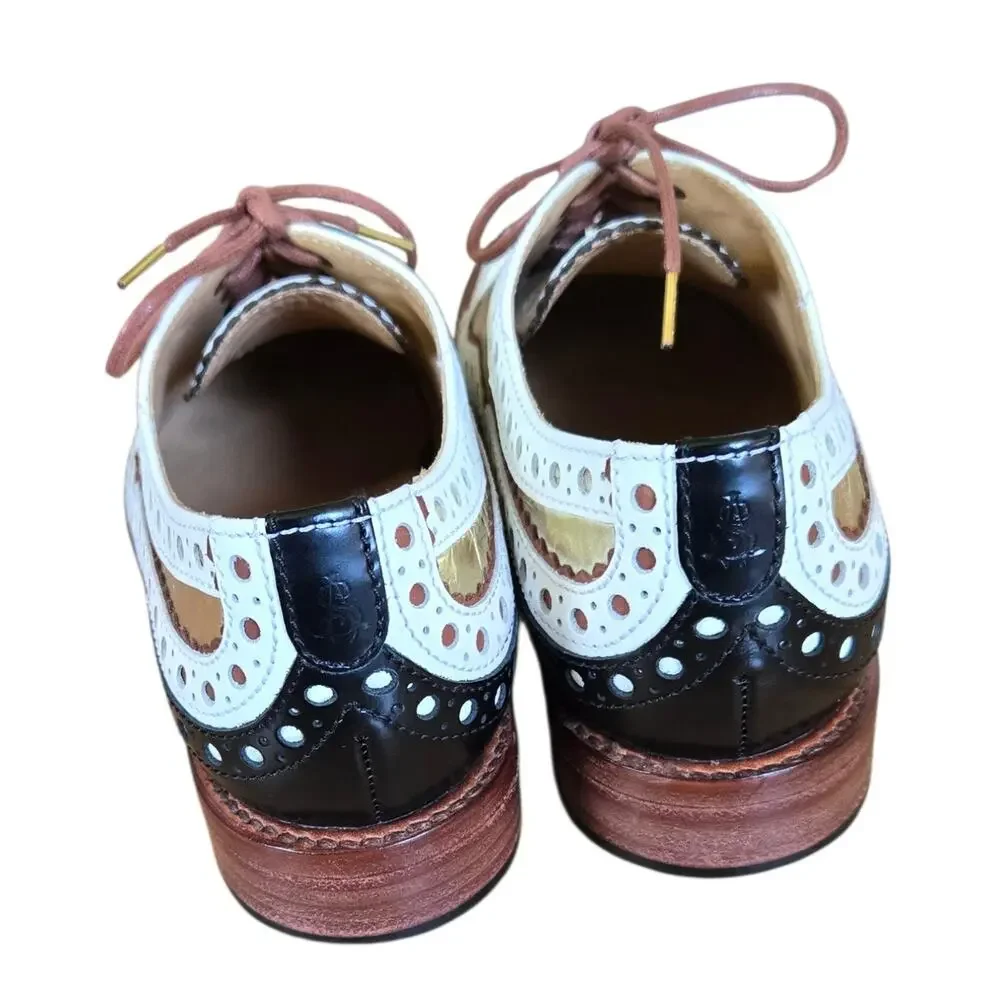 The Office of Angela Scott Mr. Doubt Oxford Brogue Loafers 38.5 US 8.5 - Picture 4 of 11